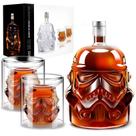 Conjunto de decantadores de uísque BEYOND MS Transparent com 2 copos de 150 mL