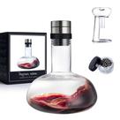 Conjunto de decantadores de vinho YouYah Red Wine 1300mL de cristal