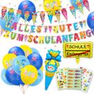 Conjunto de decoração Back to School, 17 peças com tema alemão
