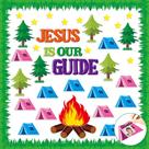 Conjunto de decoração CY2SIDE Jesus is Our Guide 74 unidades