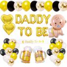 Conjunto de decoração Daddy To Be for Baby Shower Gender Reveal Conjunto de decoração Daddy To Be for Baby Shower Gender Reveal