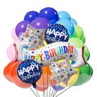 Conjunto de decoração de aniversário OSAMUHA Colorido Feliz Aniversário