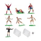 Conjunto de decoração de bolos Dekora Birthday com bonecos de futebol