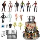 Conjunto de decoração de bolos GallaRato Zombie Theme Party com 21 unidades