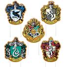 Conjunto de decoração de gramado Rubies Harry Potter House Crests com 5 casas