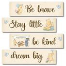 Conjunto de decoração de parede BirtDerr Winnie the Pooh 30x8 cm, 4 unidades Conjunto de decoração de parede BirtDerr Winnie the Pooh 30x8 cm, 4 unidades