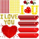 Conjunto de decoração MUDEREK Feliz Aniversário, Dia dos Namorados Conjunto de decoração MUDEREK Feliz Aniversário, Dia dos Namorados