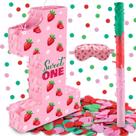 Conjunto de Decoração para 1º Aniversário com Piñata de Morango Lcoor