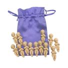 Conjunto De Decoração Para Festa Bakers Dozen King Cake Com Saco De Presente E 13 Figuras De Bebê