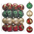 Conjunto de decorações de árvore de Natal Valery Madelyn 24ct
