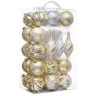 Conjunto de decorações de árvore de Natal Valery Madelyn 40ct Conjunto de decorações de árvore de Natal Valery Madelyn 40ct