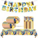 Conjunto de decorações de festa A Bela e a Fera Princess Belle