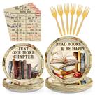 Conjunto de decorações de festa com tema de livro vintage grego 96 unidades