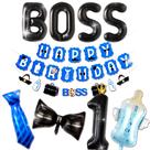 Conjunto de decorações de festa para o 1º aniversário de Bach e Boozy Boss