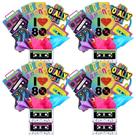 Conjunto de decorações de festa Weekgrat 4 80's Retro com fita cassete