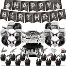 Conjunto de decorações de festa YRGFYTDX Gun Pistol Shooting Birthday