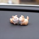 Conjunto de decorações de painel de carros de estatueta ITUBLE Anime Cat