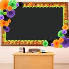 Conjunto de decorações de quadro de avisos Supervitae Halloween de 52 peças