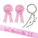 Conjunto de decorações para chá de bebê Butterfly Mom to Be Sash & Crown Conjunto de decorações para chá de bebê Butterfly Mom to Be Sash & Crown