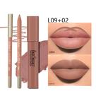 Conjunto De Delineador Labial Fosco De Longa Duração À Prova D'água Feminino E Batom Maquiagem De