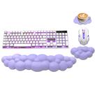 Conjunto de descanso de pulso NEENALO Cloud para teclado e mouse roxo