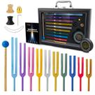 Conjunto de diapasões Hugbow, 10 unidades, sem peso, para cura com acesso. Conjunto de diapasões Hugbow, 10 unidades, sem peso, para cura com acesso.