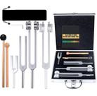 Conjunto de diapasões XIEXIECARE (128 Hz, 136,1 Hz, 528 Hz, 4096 Hz) Conjunto de diapasões XIEXIECARE (128 Hz, 136,1 Hz, 528 Hz, 4096 Hz)