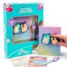 Conjunto de diários Squishmallows Original Squishy 5x7 com adesivos e caneta