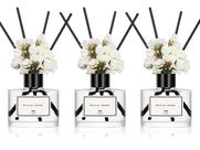 Conjunto de difusor Reed WEALD TRIBE Flower para decoração de banheiro 50mL x3