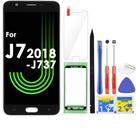 Conjunto de digitalizador de toque com display LCD para Samsung Galaxy J7 2018