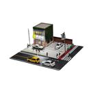 Conjunto De Diorama De Garagem De Carros Com Iluminação LED 1:64 G-FANS Para Exibição E Presente