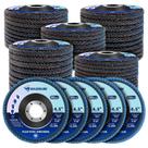 Conjunto de discos com aba Grauerhund de 4,5 polegadas 40/60/80/100/120 Grit T27