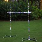 Conjunto de discos voadores Outdoor Yard Games OUTTOY 2 em 1 Limbo Game