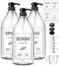 Conjunto de dispensador de detergente para roupa GMISUN 2L (conjunto de 3)
