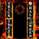 Conjunto de doces ou travessuras de Halloween Door Banner Jremreo 180x30cm