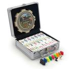 Conjunto de dominó CHH Double 12 Numeral Pro Size Mexican Train & Chicken Conjunto de dominó CHH Double 12 Numeral Pro Size Mexican Train & Chicken