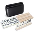Conjunto de dominós MeetYR Life Dominos para adultos com bandejas de madeira Conjunto de dominós MeetYR Life Dominos para adultos com bandejas de madeira