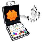 Conjunto de dominós Mexican Train Yinlo com som real de trem