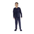 Conjunto De Dormir De Frio Victory Soft Infantil Liso Menino