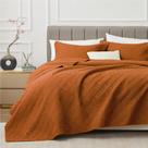 Conjunto de edredões EXQ Home Full/Queen Size Umber 3 peças Conjunto de edredões EXQ Home Full/Queen Size Umber 3 peças