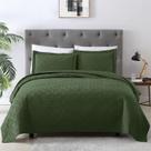 Conjunto de edredões EXQ Home King Size verde oliva 3 peças Conjunto de edredões EXQ Home King Size verde oliva 3 peças