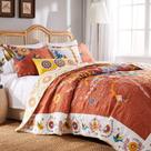Conjunto de edredões Greenland Home Barefoot Bungalow Topanga Full/Queen