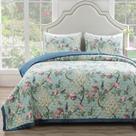 Conjunto de edredões Greenland Home Pavona Velvet Embellished Twin/XL