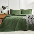 Conjunto de edredões Hansleep California King Olive Green Soft Lightweight