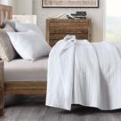 Conjunto de edredões HORIMOTE HOME Twin Size White Geometric Spots