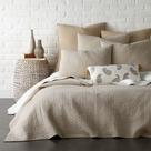 Conjunto de edredões Levtex Home Cross Stitch Taupe Full/Queen com 2 Sham Conjunto de edredões Levtex Home Cross Stitch Taupe Full/Queen com 2 Sham