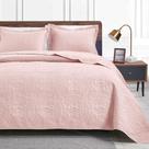 Conjunto de edredões Love's Cabin, colchas rosa king size, 3 peças