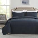 Conjunto de edredões Maple & Stone King Size, colcha azul marinho leve
