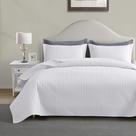 Conjunto de edredões Maple&Stone Oversized King 325x305 cm branco