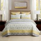 Conjunto de edredões MERRY HOME King Size de 3 peças com 2 fronhas Boho
